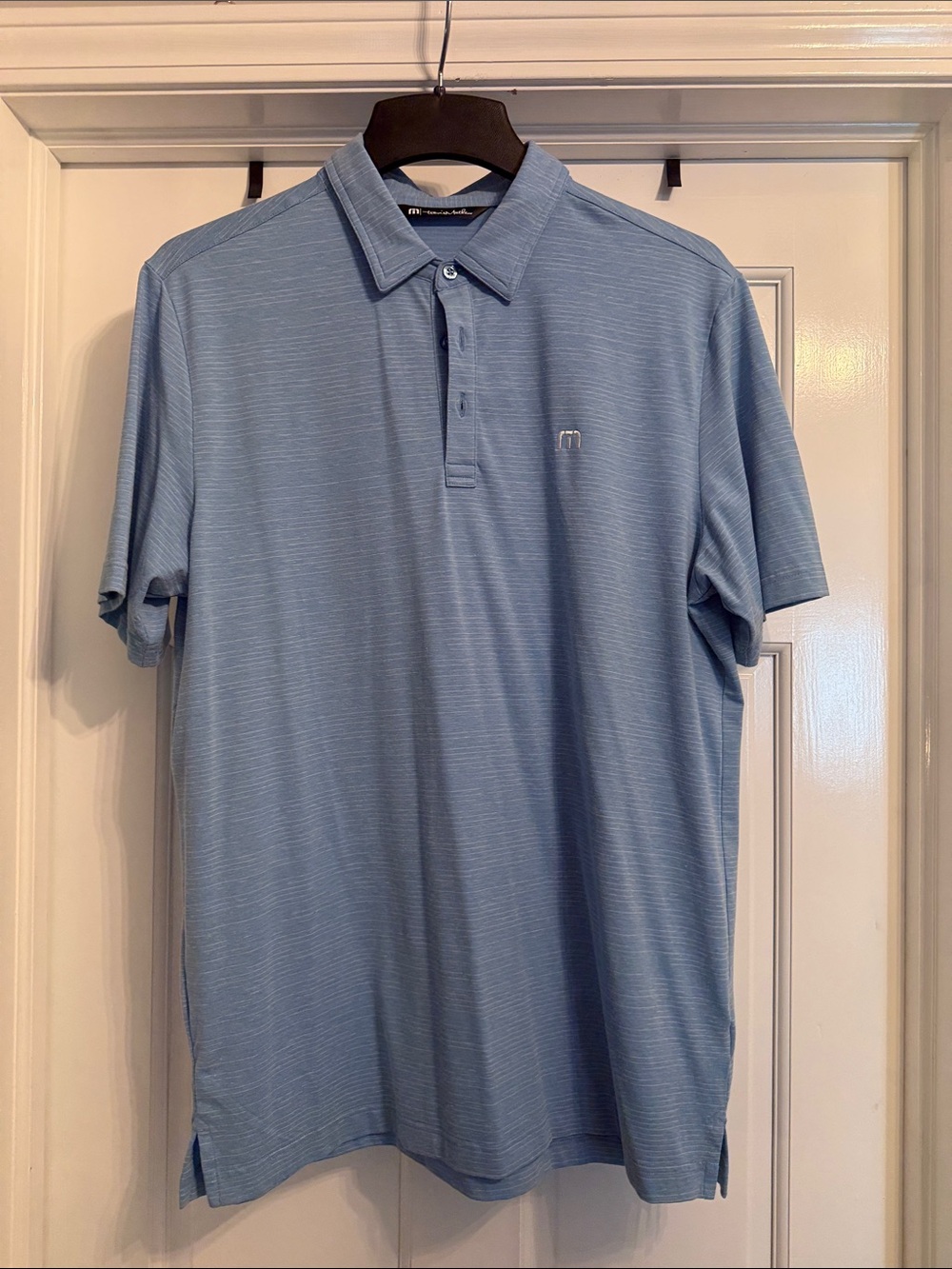 Travis Mathew Light Blue Men’s Polo size large